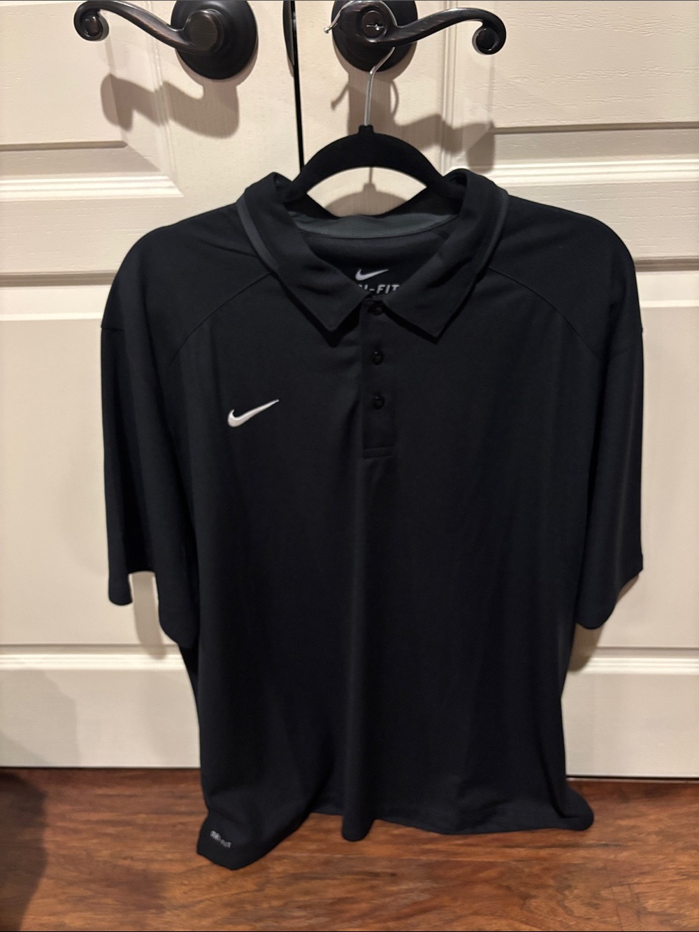 Nike Men's Black Dri-FIT Polo Shirt